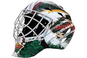 Franklin Sports Team Licensed NHL Hockey Goalie Face Mask - Goalie Mask for Kids Street Hockey - Youth NHL Team Street Hockey Masks