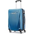 Samsonite Winfield 3 DLX Hardside Expandable Luggage with Spinners, Blue/Navy, Carry-On 20-Inch
