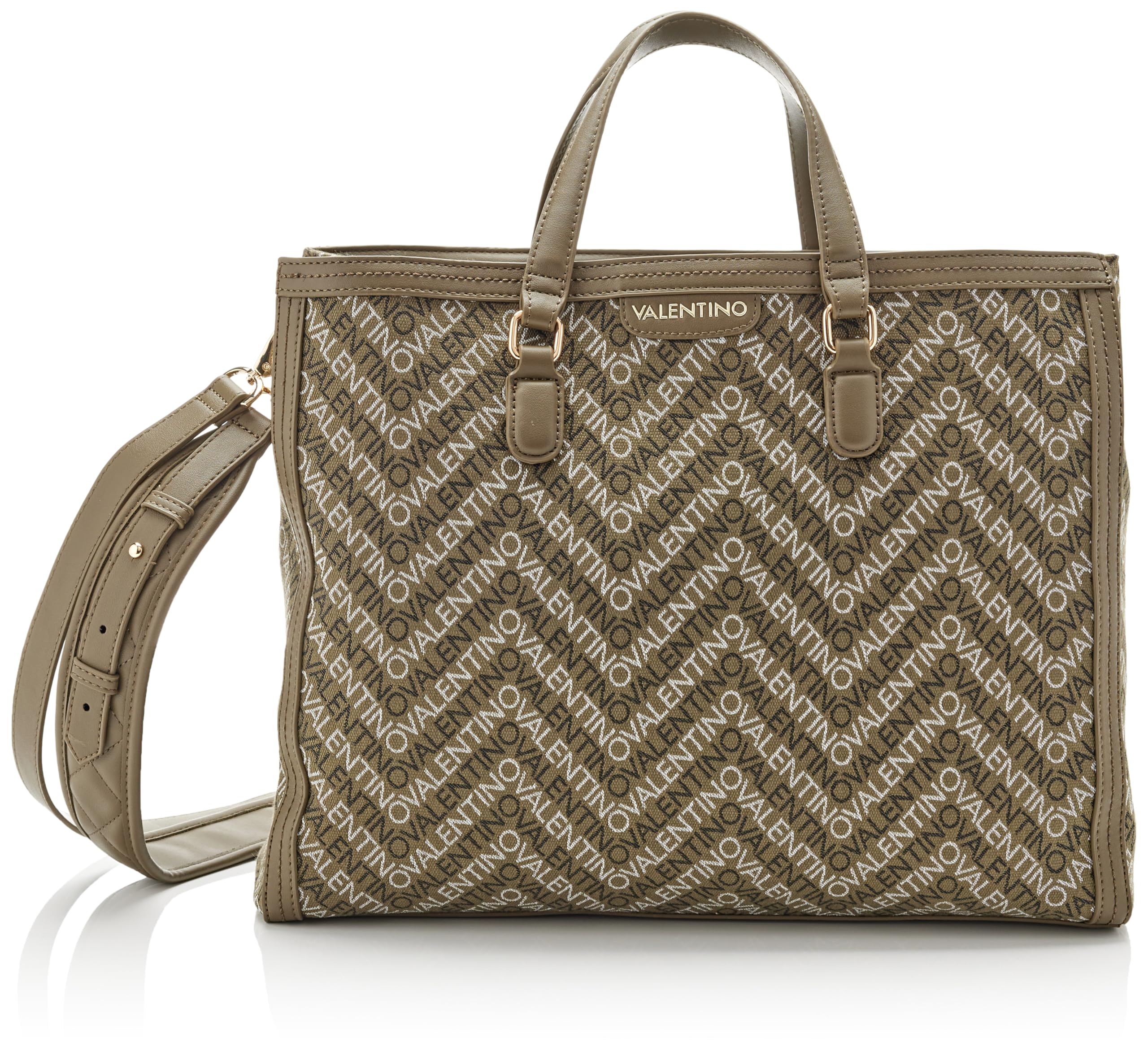 VALENTINO Women's Blizzard Shopping Bag, Milit/Multi, standard size, CASUAL