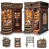 Book Nook Kits for Adults: SUNNINO Book Nook Kit Model Kits Craft Kits for Adults - DIY Miniature House Kit for Bookshelf Boo