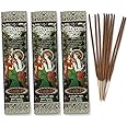 Prabhuji's Gifts Shyam Hand-Rolled Spiritual Incense Sticks from India - Aromatic Sticks - for Meditation, Yoga, Relaxation, & Aromatherapy Incense - Sandalwood Supreme - 3 Packs of 10 Sticks