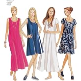 New Look Ladies Easy Sewing Pattern 6352 Dresses in 4 Variations
