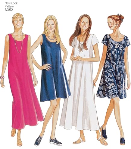 Simplicity 8637 Cartamodello per abito da donna con scollo a V, taglia 6-14, non tagliato - Italia