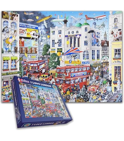 Amazon.com: 1000 Piece Jigsaw Puzzle I Love GB Too! – Mike Jupp's