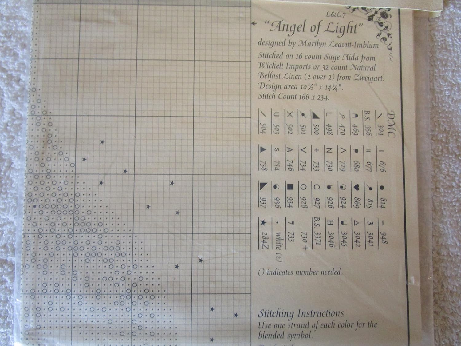 Amazon Com Angel Of Grace Cross Stitch From Lavender And Lace