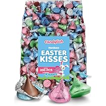Amazon.com: Hershys Kisses Easter Candy Milk Chocolate, 2 LB Bulk ...