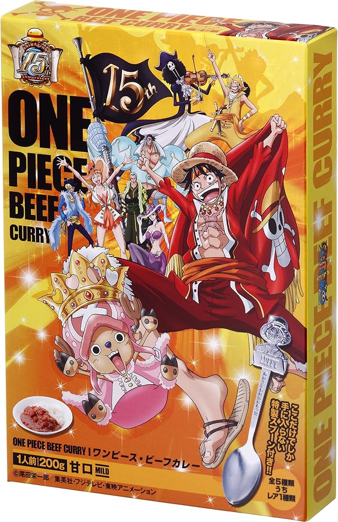 Amazon ワンピース レトルトカレー甘口 スプーン付 0g 6個 スプーン 6本 One Piece カレー 通販