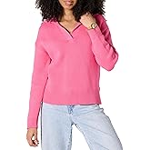 Amazon Essentials Women's Regular-Fit Midweight Cotton Polo Pullover Sweater