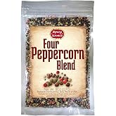 Spicy World Four Peppercorn Rainbow Blend in Resealable Bag &ndash; Perfect Flavor Blend - NON-GMO, Steam Sterilized - Whole Black, Whole Green, Whole White &amp; Whole Pink Peppercorns, 8 Oz