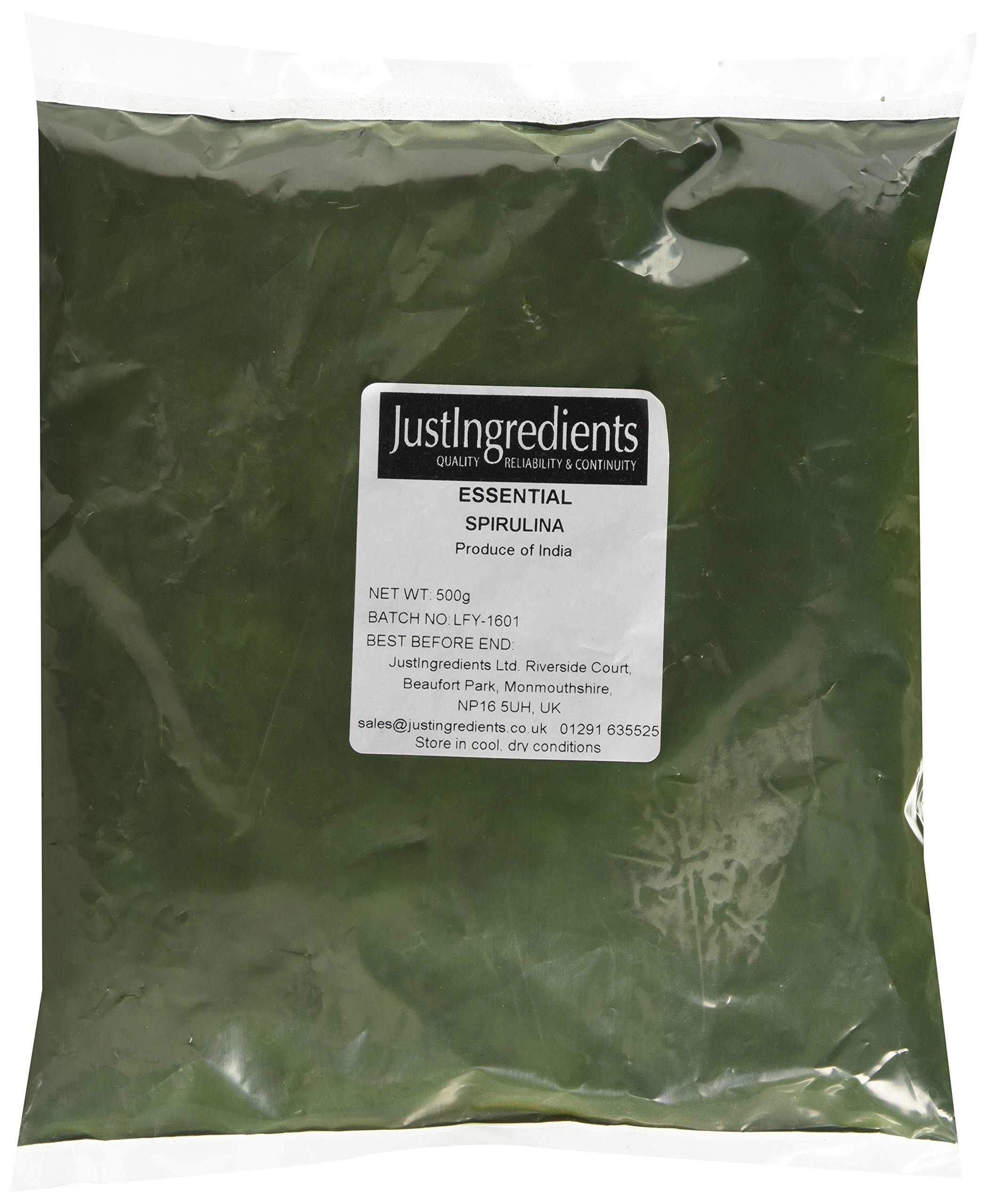 JustIngredients Essentials Spirulina Powder 500 g