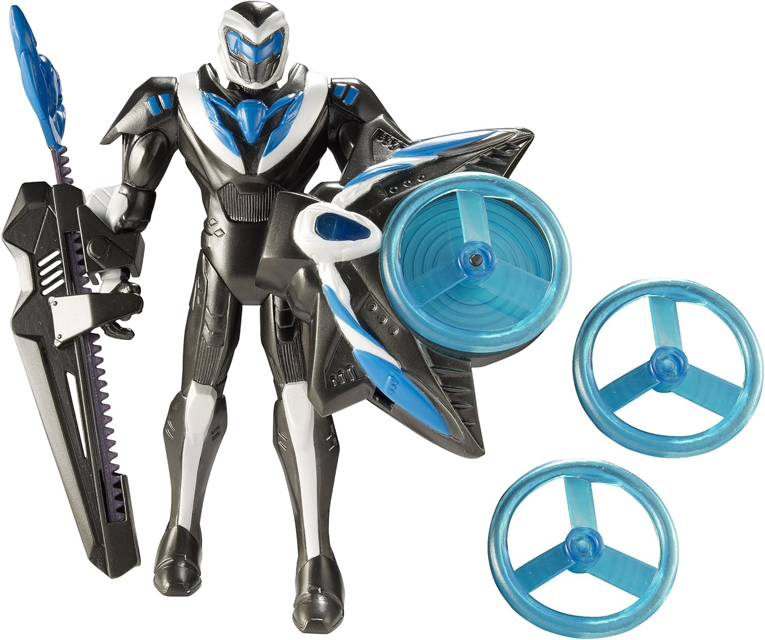 Max Steel RIP Launch Toxzon Figurine, Black and Blue