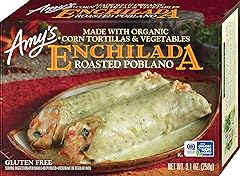 Amy's Frozen Meals, Roasted Poblano Enchilada Entree, Gluten Free, 9.1 oz.