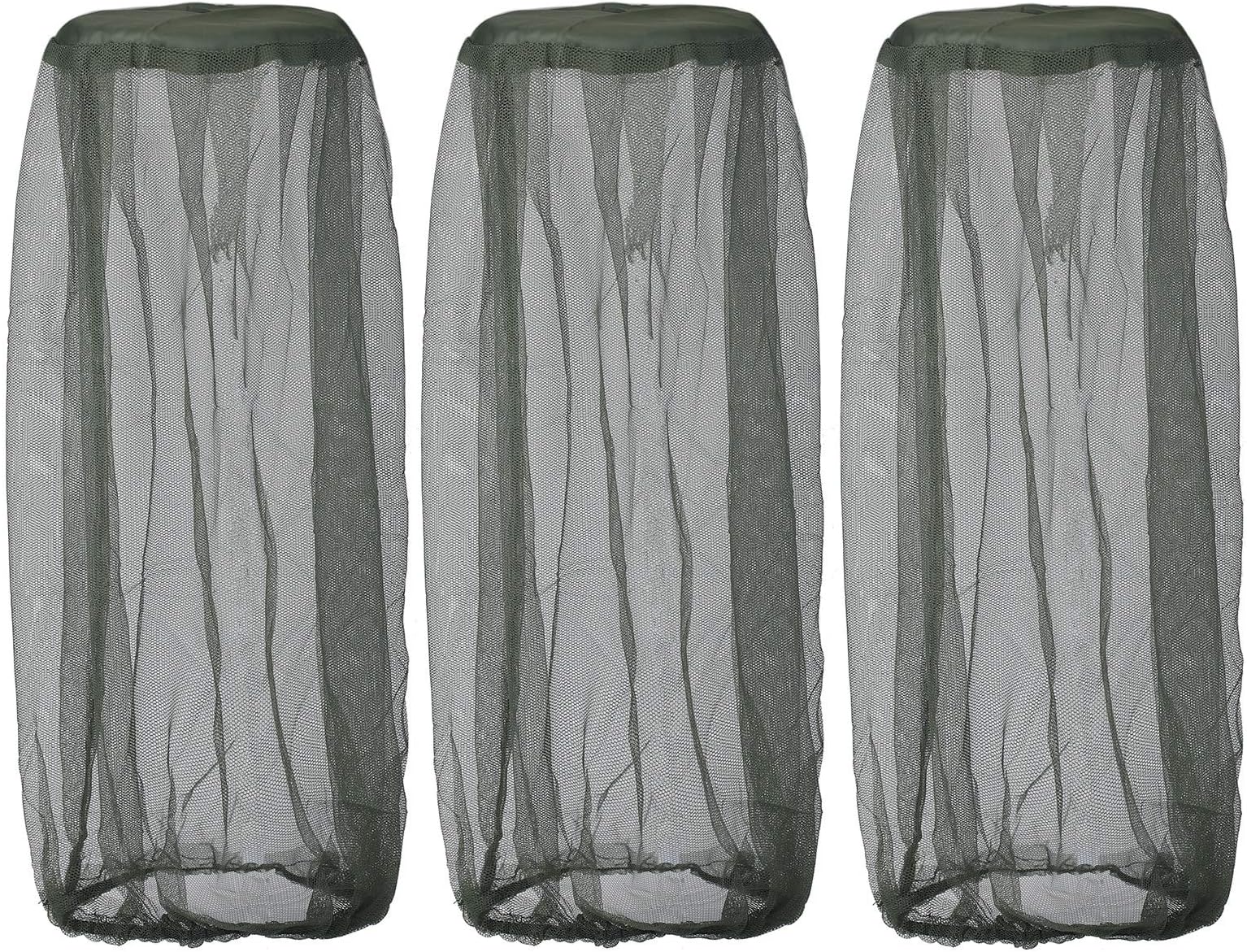 Flammi Mosquito Head Net Mesh Face Neck Protection from Insects Bugs Flies Gnats