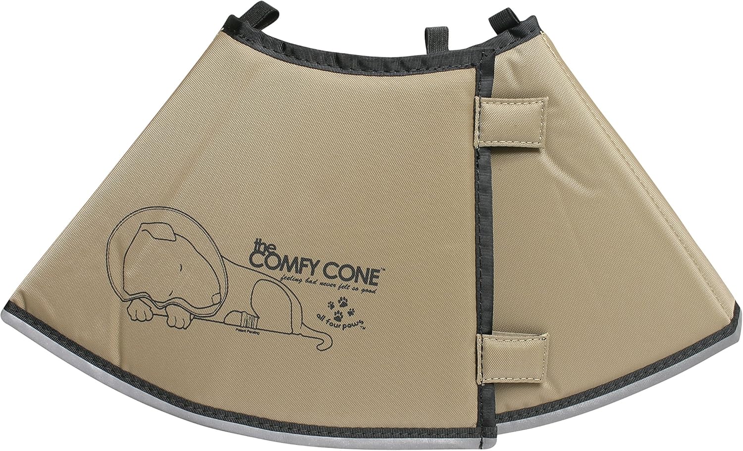 The Original Comfy Cone, Soft Pet Recovery Collar with Removable Stays