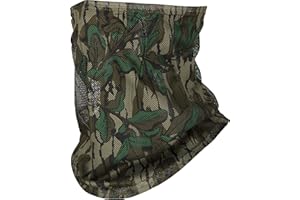 Drake Waterfowl Ol' Tom Mesh Half Face Mask Greenleaf One Size Fits Most