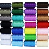 28 spools Sewing Thread Polyester for Hand &amp; Machine Sewing Total 14000yards