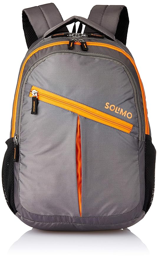 Solimo Svelte Laptop Backpack for 15.6-inch Laptops (27 litres,Grey)