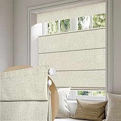 Boolegon No Drill Roman Shades for Windows