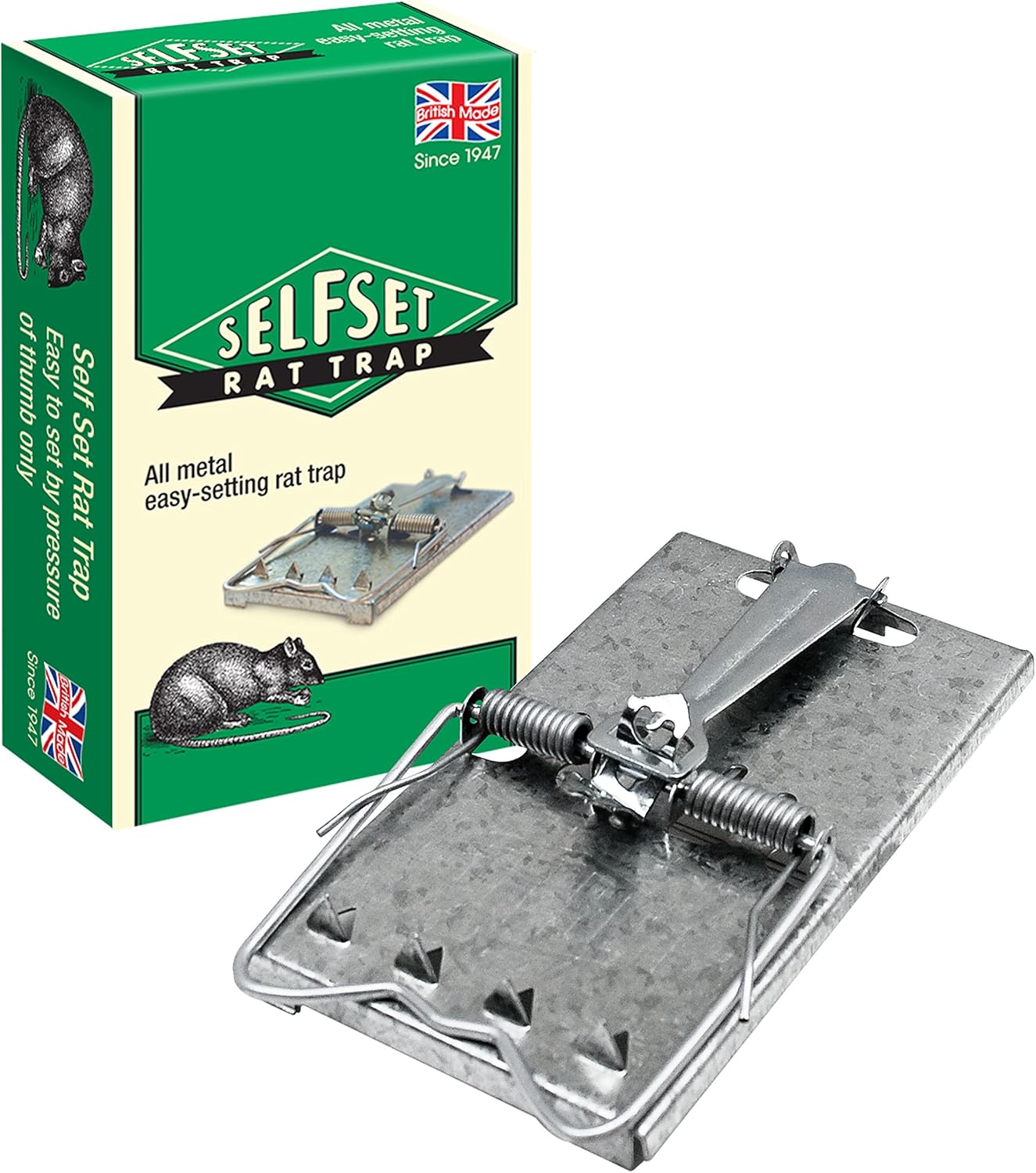 The Big Cheese Selfset Mouse Trap (Classic Design, RustResistant