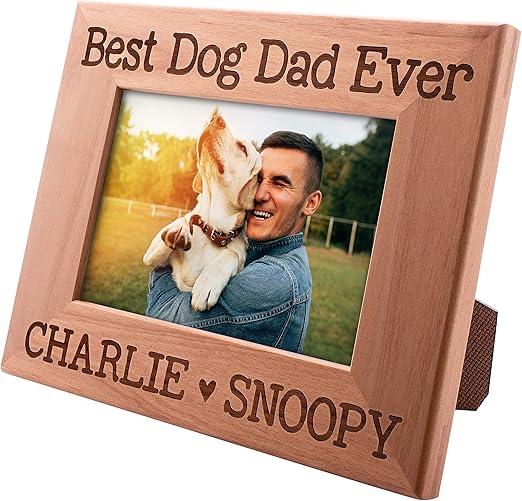 dog dad picture frame