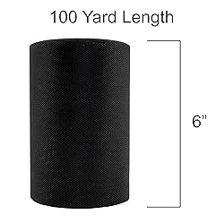 Tulle Fabric Roll | 6” by 100 Yards | Polyester