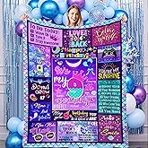 Robadyme 9 Year Old Girl Birthday Gift Ideas Throw Blanket, 9th Birthday Gifts for Girls, Happy 9th Birthday Decorations, Best Birthday Gifts for 9 Year Old Girls Daughter Bestie Sister 50" x 60"