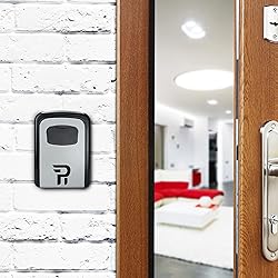 Key Lock Box with Code for Outside - Wall Mount