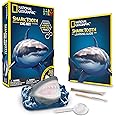 National Geographic Dig Kit: Shark Teeth Fossils, Archaeology & Marine Biology for Kids