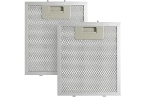 HUTUDAN Range Hood Grease Filter Compatible with Whirlpool, Jenn Air, Kitchen Aid, 5-Layer Aluminum Mesh Grease Vent Filter 8.75 X 7.5 Inch-2Pcs,Replacement #W10727013 W10915369