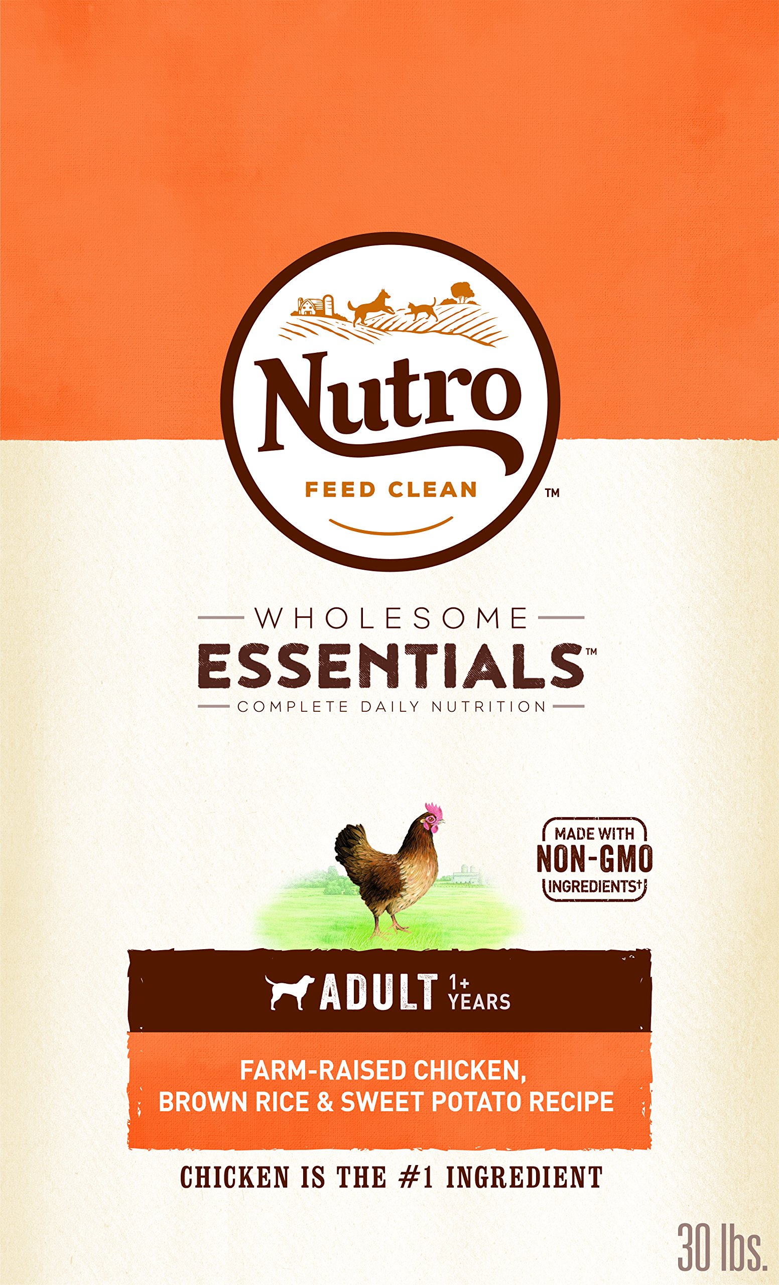 NUTRO WHOLESOME ESSENTIALS Natural Adult Dry Dog Food FarmRaised