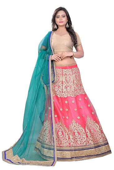 Oomph! Womens Net Dress Material
