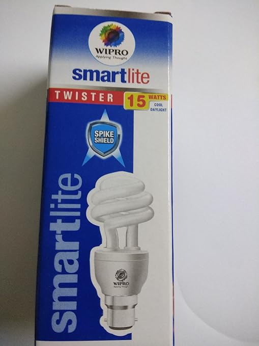 WIPRO SMARTLITE 15WATTS TWISTER B22(SET OF3) (15.00 Watts)