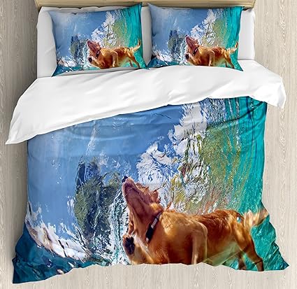 Amazoncom Ambesonne Funny Duvet Cover Set King Size