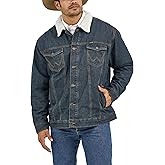 Wrangler mens Cowboy Cut Western Lined Denim Jacket