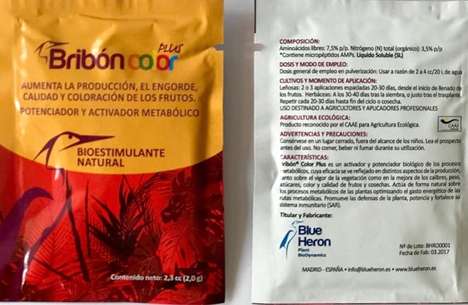 BRIBON® (400 m2). Potente Bioestimulante-Abono orgánico ...