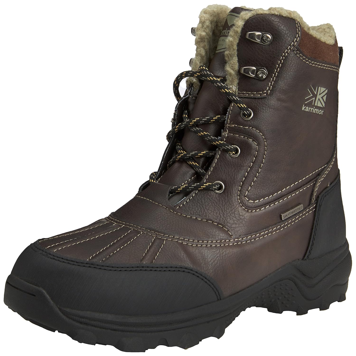 Karrimor Snow Casual Weathertite High Rise Hiking de cuero hombre