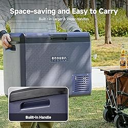 BODEGACOOLER 12v Car Refrigerator, 63QT(60L) IPX4