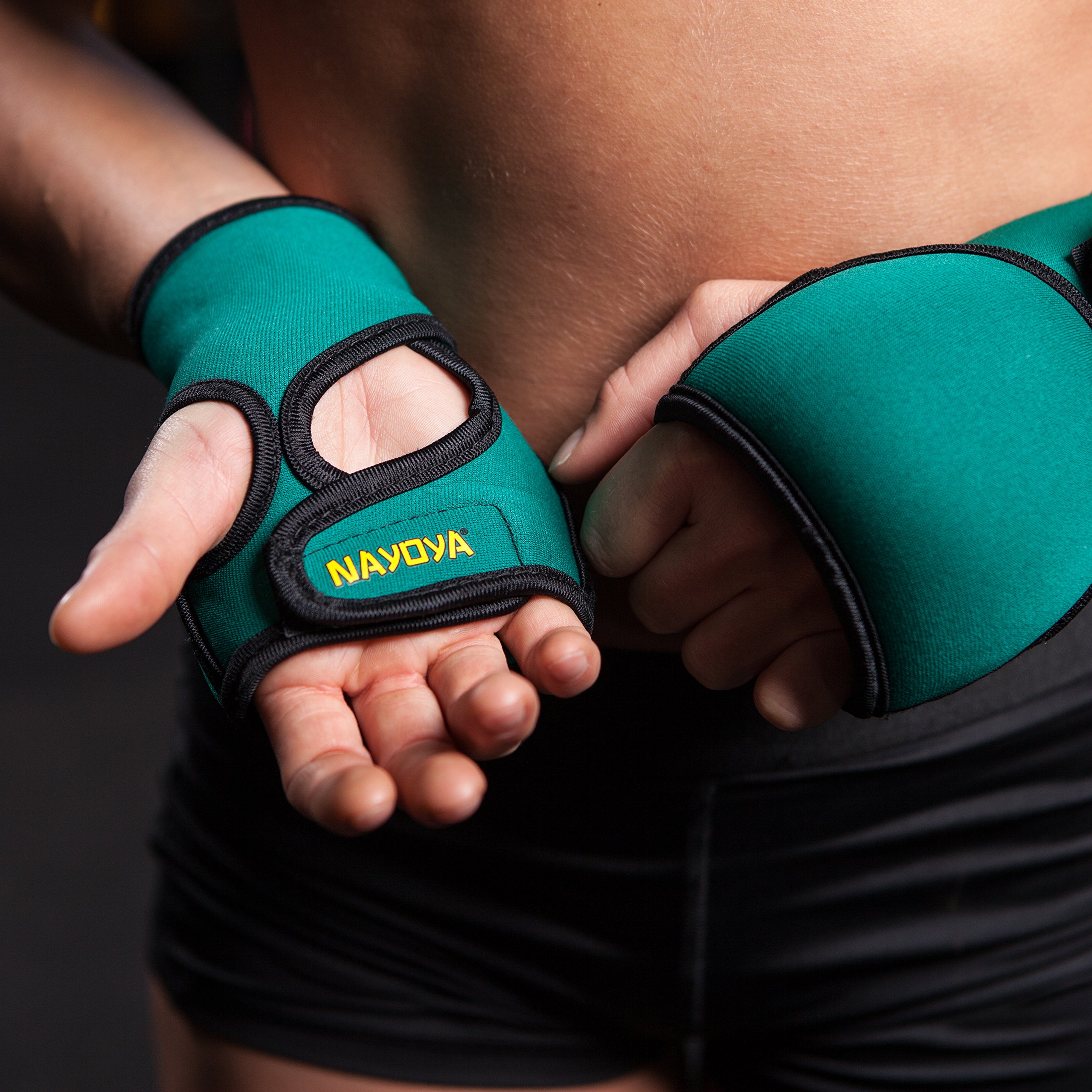 Nayoya Weighted Gloves 1 Pound Each Glove for Sculpting MMA Cardio