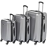 Samsonite Winfield 3 DLX Hardside Expandable Luggage with Spinners, Silver, Carry-On 20-Inch