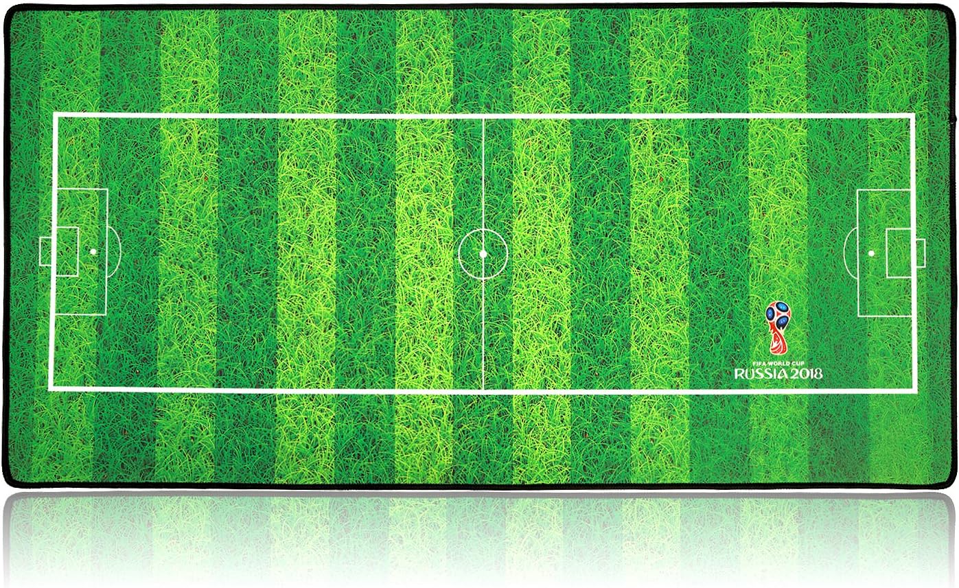 Nongmen Mouse Pad Large Size Mouse Pad Extended Gaming Mouse Mat with Stitched Edges Non-slip Rubber Base for Mouse- World Cup