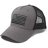 International Tie American Flag Hat for Men and Women, USA Baseball Cap, Adjustable Snapback Trucker