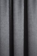 Fusion Galaxy Pair of Dim-out Pencil Pleat Curtains Charcoal 90x72 view 4