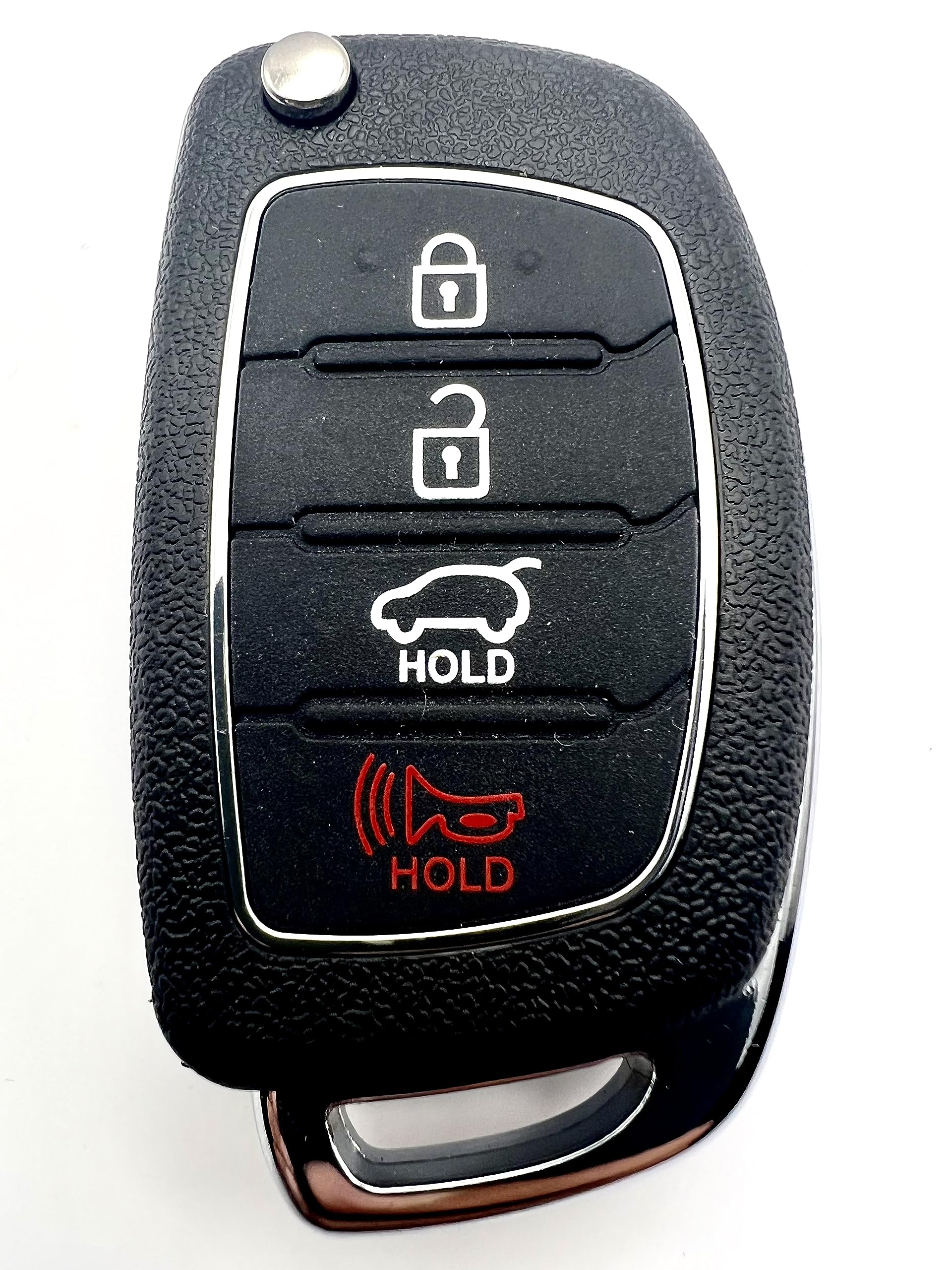 Automobile Locksmith 4 Button Key Case for Hyundai Case I10 I20 I30 I40 IX35 IX45 Santa Fe Tucson Sonata remote flip key case replacement