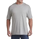 Harbor Bay by DXL Big and Tall Wicking Jersey Pocket T-Shirt