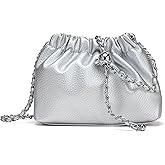 Joryin Trendy Dumpling Women's Crossbody Bag - Evening Clutch Vegan & Genuine Leather Hobo Cloud Purse