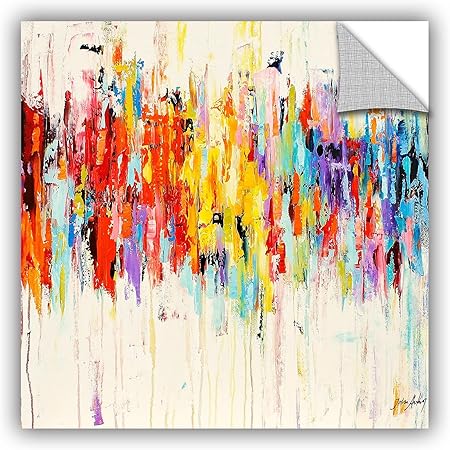Artwall Jolina Anthony S Abstract Rainbow Removable Wall Art Mural 14 X 14 Amazon Co Uk Kitchen Home If you're looking for the best cool rainbow abstract backgrounds then wallpapertag is the place to be. artwall jolina anthony s abstract