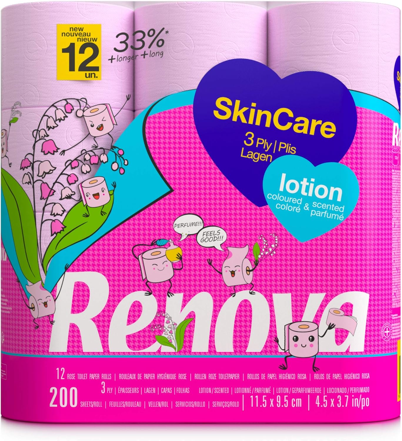 Renova Toilet Paper Lotion 12 Loted Rolls Amazon.co.uk Health