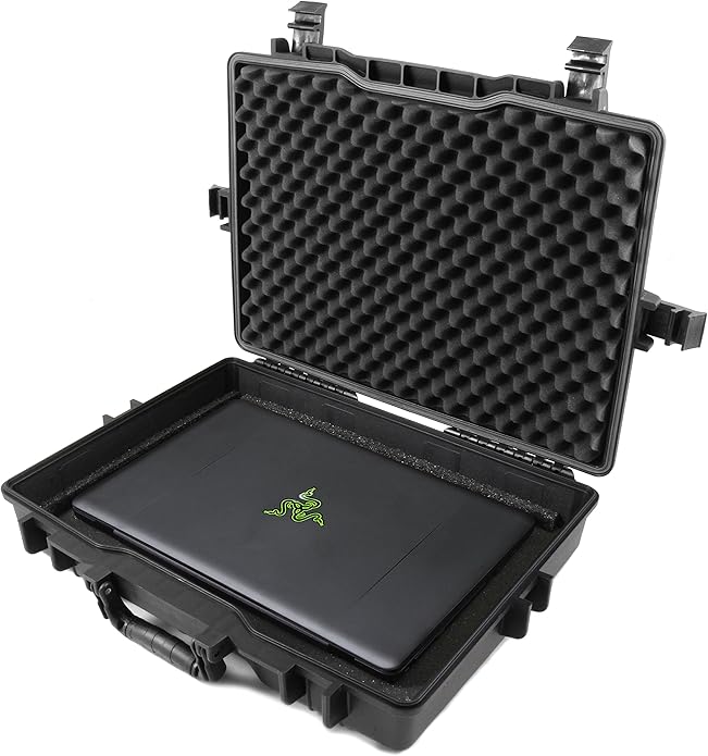 Casematix 15.6 to 17 inch Waterproof Laptop Hard Case