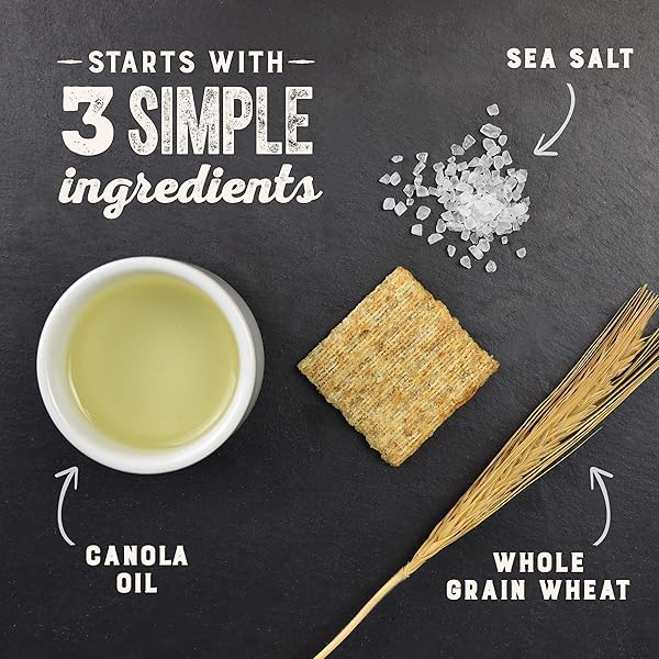 TRISCUIT ORGANIC ORIGINAL WHOLE GRAIN WHEAT CRACKERS, ORGANIC CRACKERS, VEGAN SNACKS, LUNCH SNACKS, 7 OZ