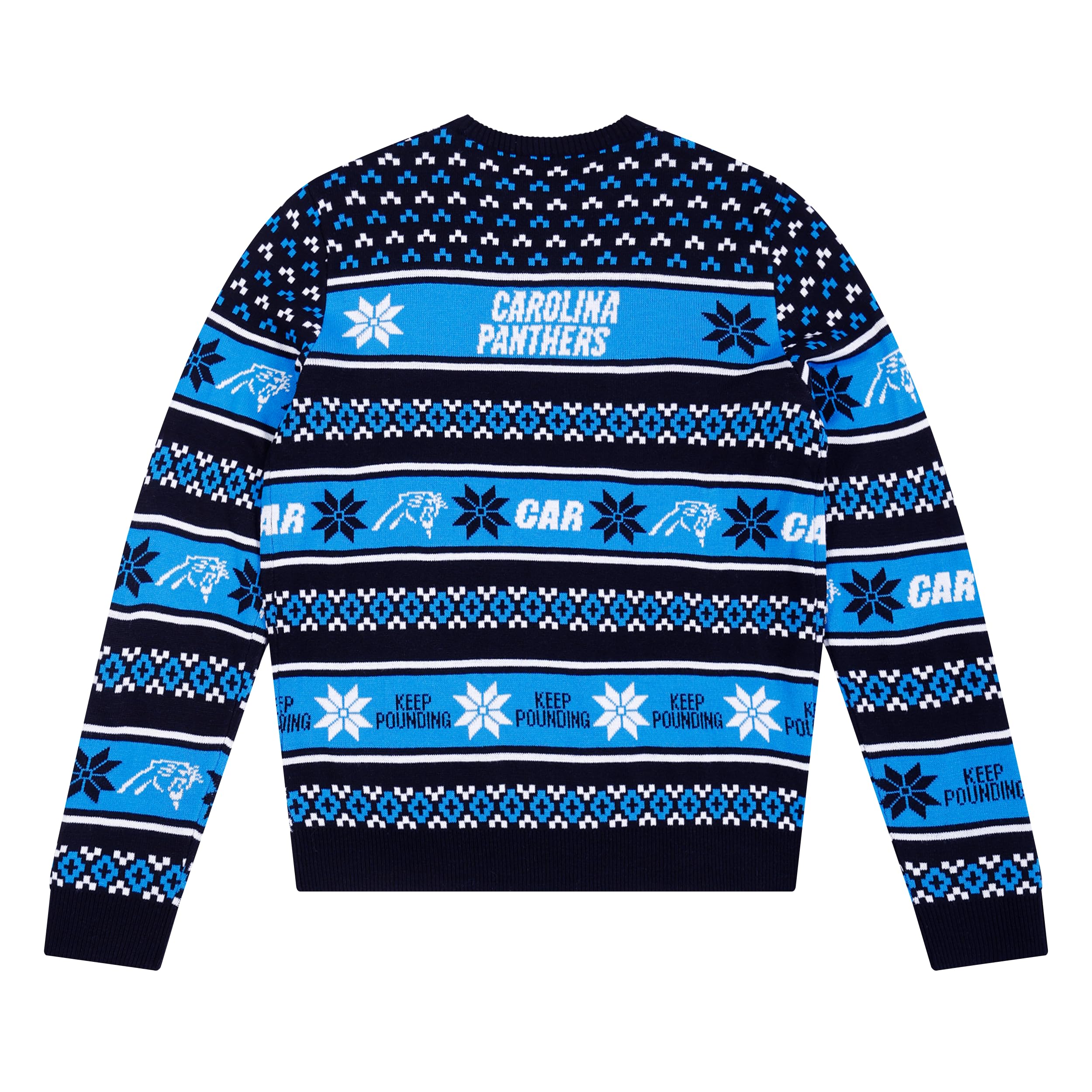 FOCO Standard NFL Big Logo Ugly Sweater, Team Color